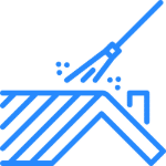 roof cleaning service icon image