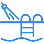 Pool Deck Cleaning Icon